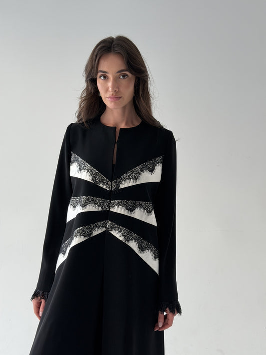 Lace Wonder Glitter Abaya