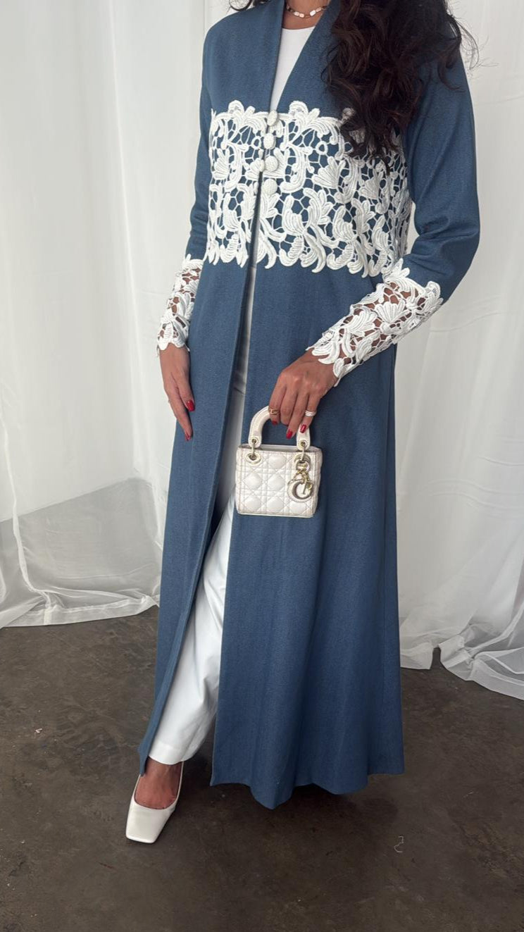 ELVA denim abaya