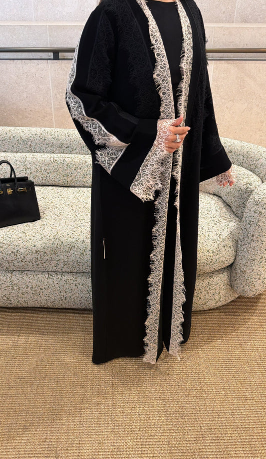 Keke lace abaya