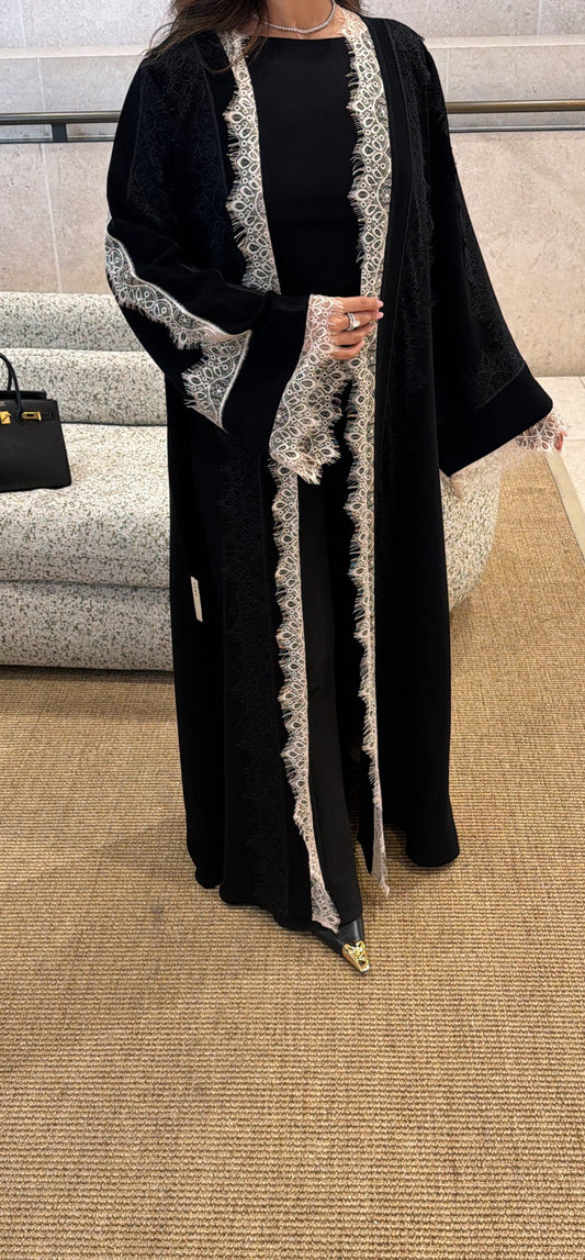 Keke lace abaya