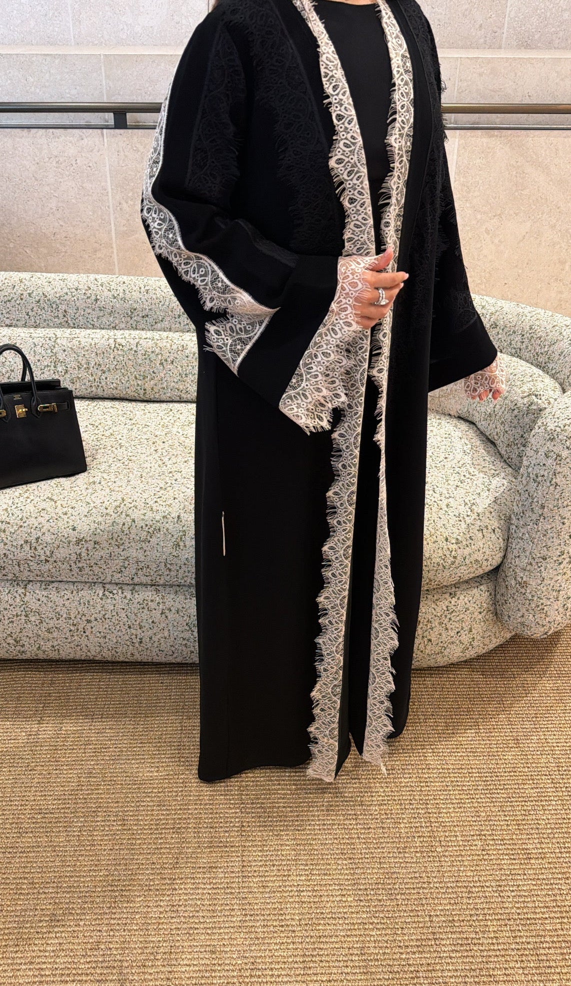 Keke lace abaya