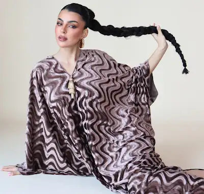 Keke Swirl Jalabiya In Chocolate