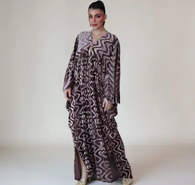 Keke Swirl Jalabiya In Chocolate