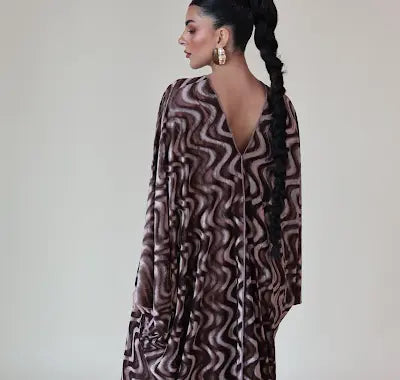 Keke Swirl Jalabiya In Chocolate