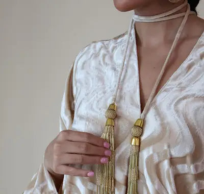 Keke Swirl Jalabiya In Vanilla