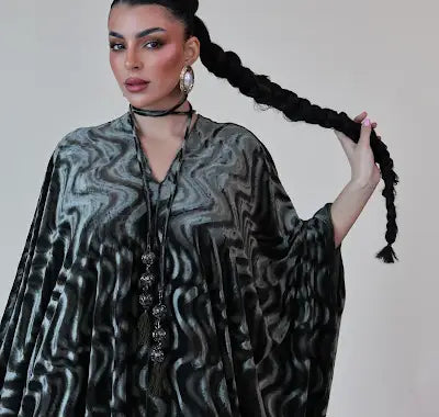 Keke Swirl Jalabiya In Pistachio