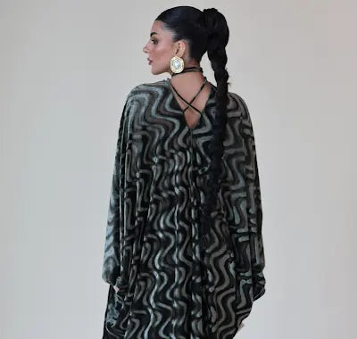 Keke Swirl Jalabiya In Pistachio