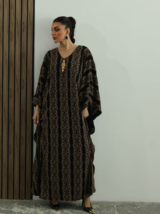 Keke Gilded Black Jalabiya