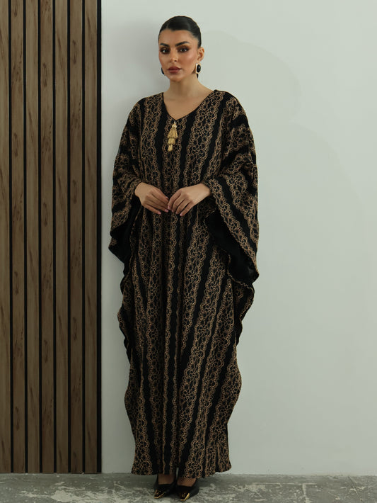 Keke Gilded Black Jalabiya